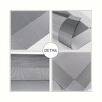 PVC Placemats Set of 6 Heat Resistant Non-Slip Washable Table Mats for Kitchen Dining Table, Easy Clean Vinyl Dinner Mats 11.8x17.7 Inch