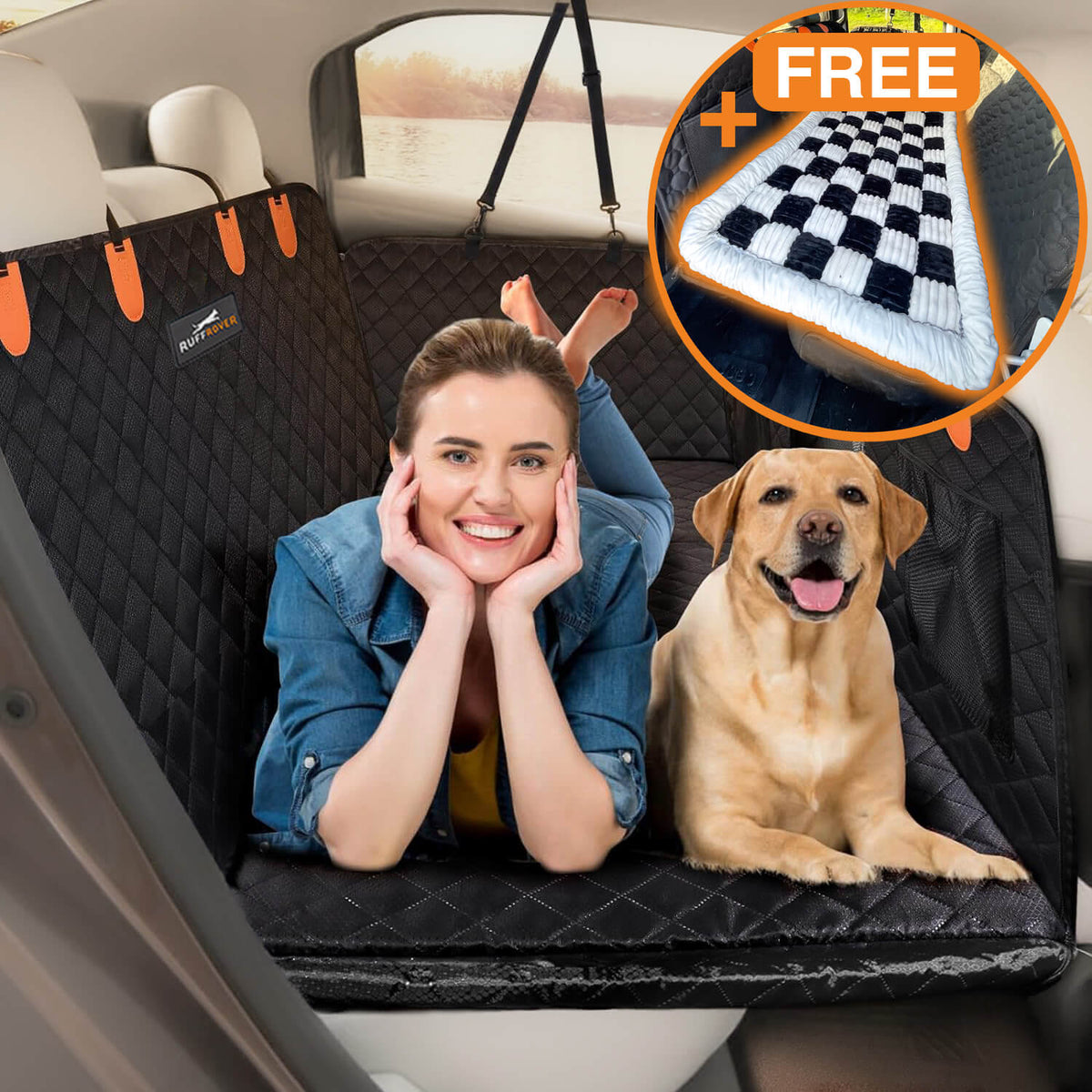 Hard Bottom Dog Car Seat Protector and Extender product image 1