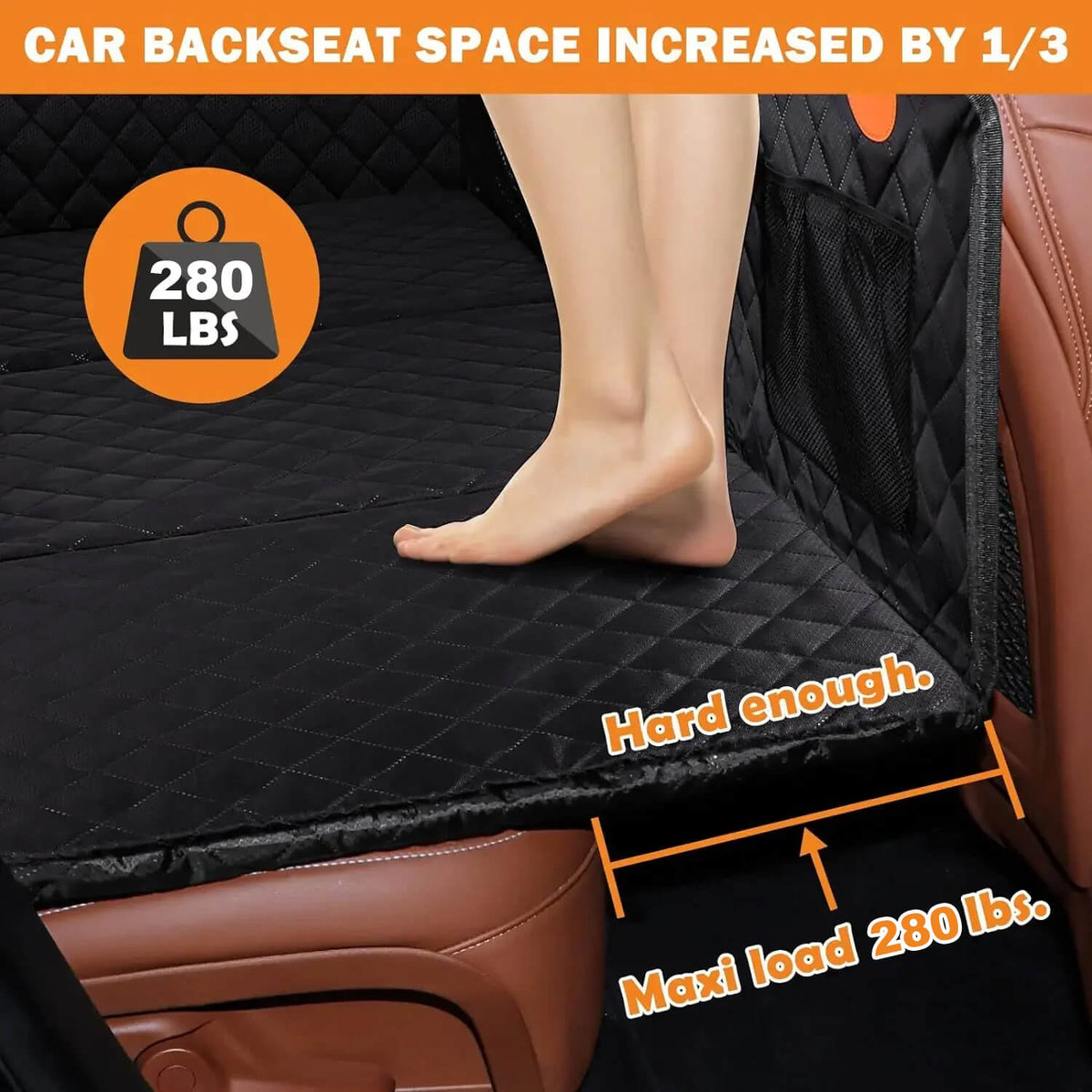Hard Bottom Dog Car Seat Protector and Extender product image 13