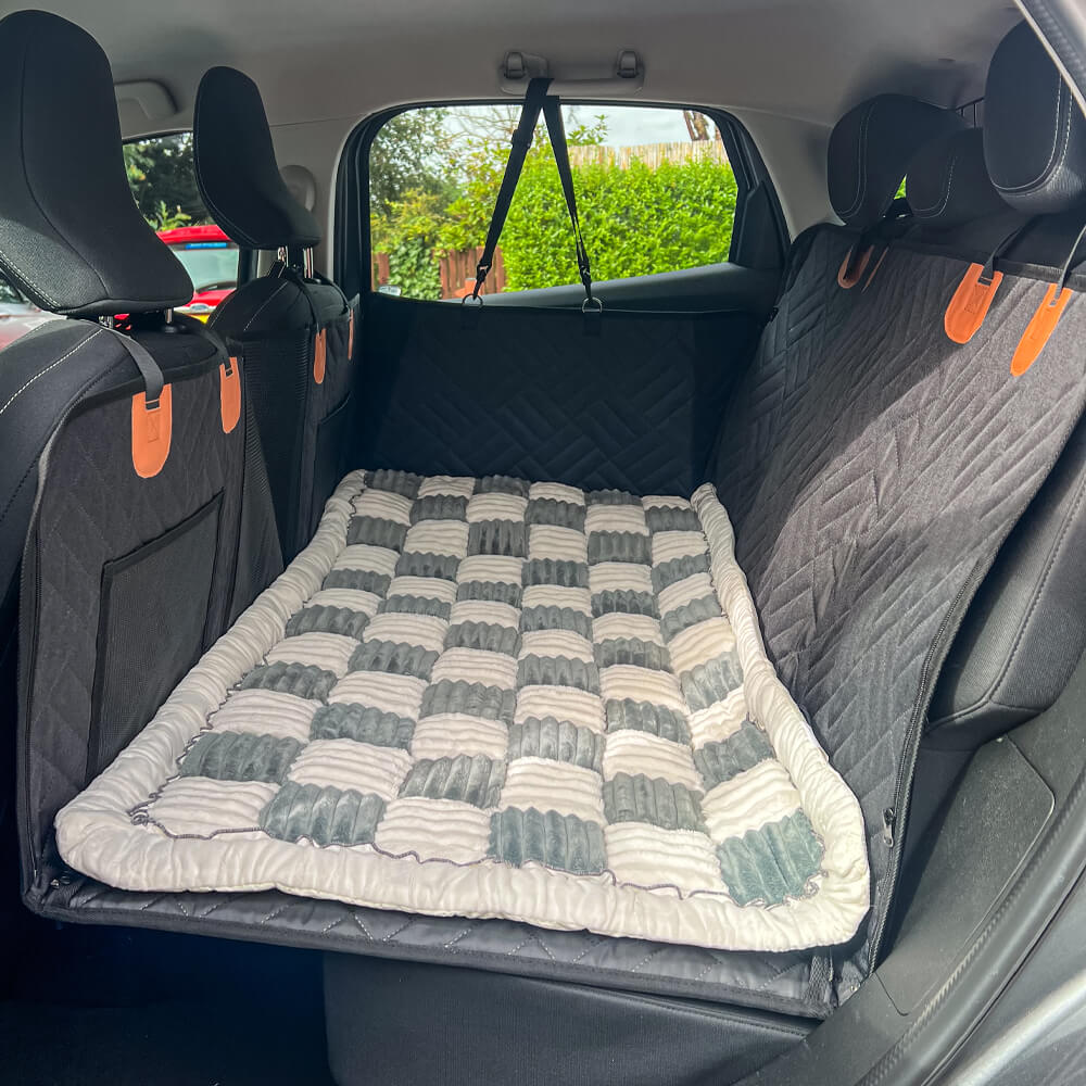 Backseat Extender Dog Travel Bed, Gray
