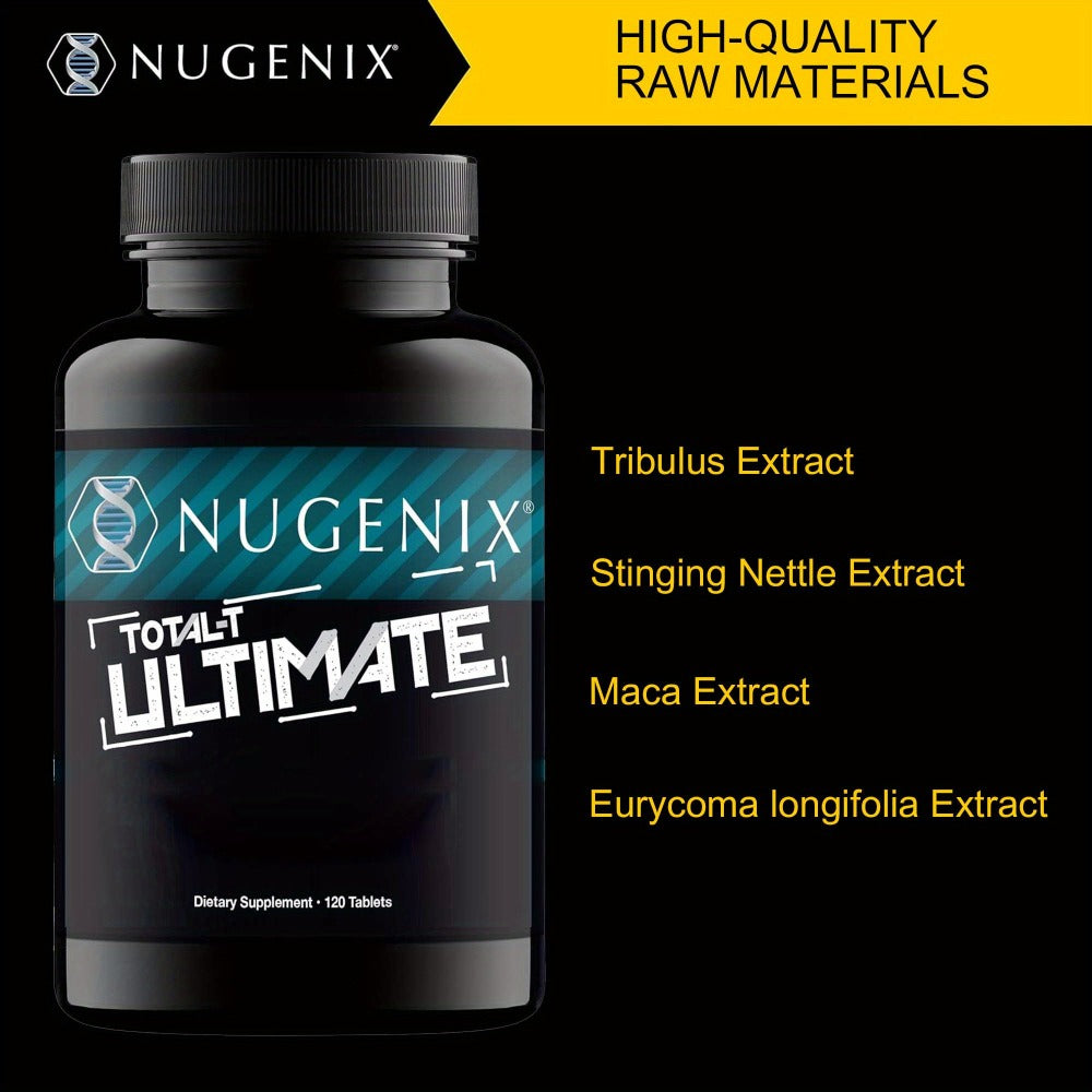 Natural Testosterone Booster for Men, Total-T Ultimate with D-Aspartic Acid, Horny Goat Weed, Tribulus