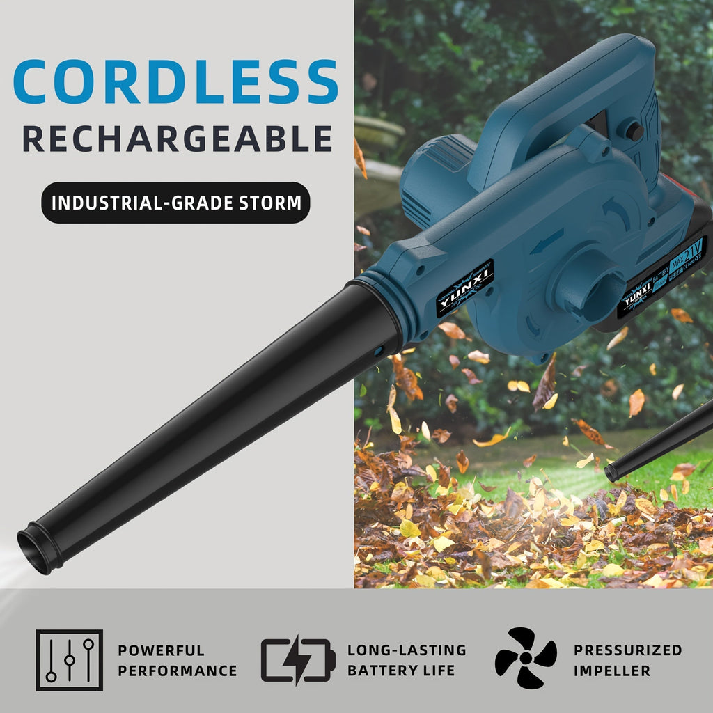 Leaf Blower Cordless for Garden, Patio and Yard Use, with the Listed Configuration, for Everyday Use and Organized Storage