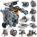12-in-1 Solar Robot Kit for Kids Ages 8-13, Build Your Own Solar Powered Robot, STEM Engineering Building Toy