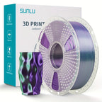 3D Printer Filament SUNLU Dual-Color Silk PLA+ 1.75mm 1kg Spool with Ten Glossy Two-Tone Options