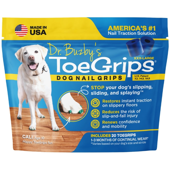 Dog Nail Grips for Floor Traction, XXXL (Navy)