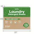 Birkie Fresh Linen Laundry Detergent Sheets, 85-Sheet Cartons with Single or Multipack Options