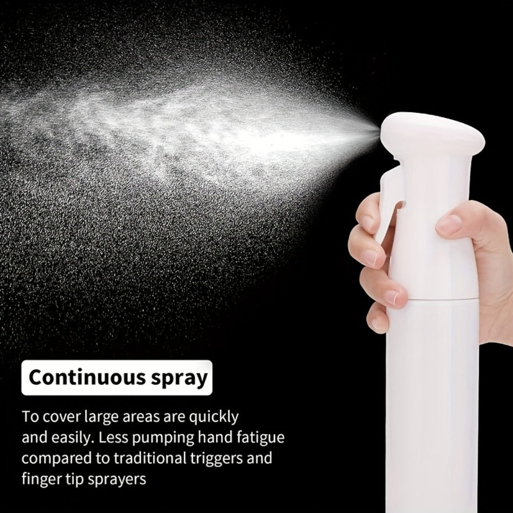 Fine Mist Spray Bottle 300ml Frosted Anti-Slip BPA Free Barber Hair Spray Water Bottle for Curly Hair Styling Salon Skincare Plant Misting
