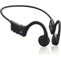 Black Open-Ear Wireless Sports Headset with Behind-the-Neck Band and Single Checkout Option