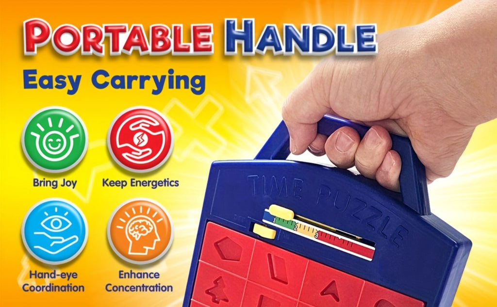 Shape Puzzle Pop-Up Board Game for Kids, Interactive Timer Matching Game with 3 Difficulty Levels