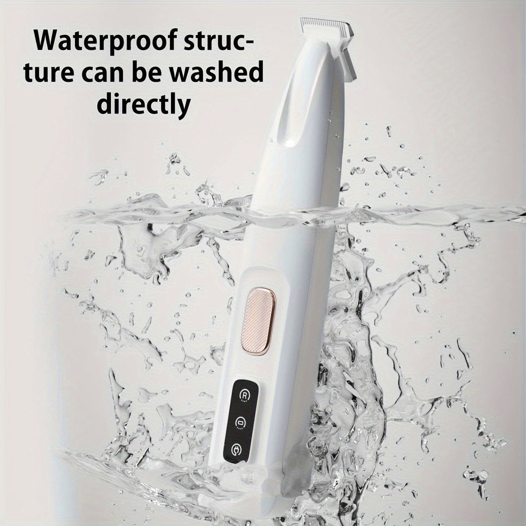 Pet Grooming Clippers USB & Battery Powered – Low Noise Electric Hair Trimmer for Cats Small Dogs, Cordless Rechargeable Pet Clipper