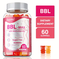 BBL Booty Gummies with Saw Palmetto & Wild Yam for Bath Time, Home Spa and Personal Care, with the Listed Configuration