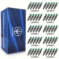 Tattoo Cartridge Needles 50Pcs Assorted - Poseidon TUV 0.30mm Stainless Steel RL RS M1 for Temporary Body Art, Festivals and Costumes