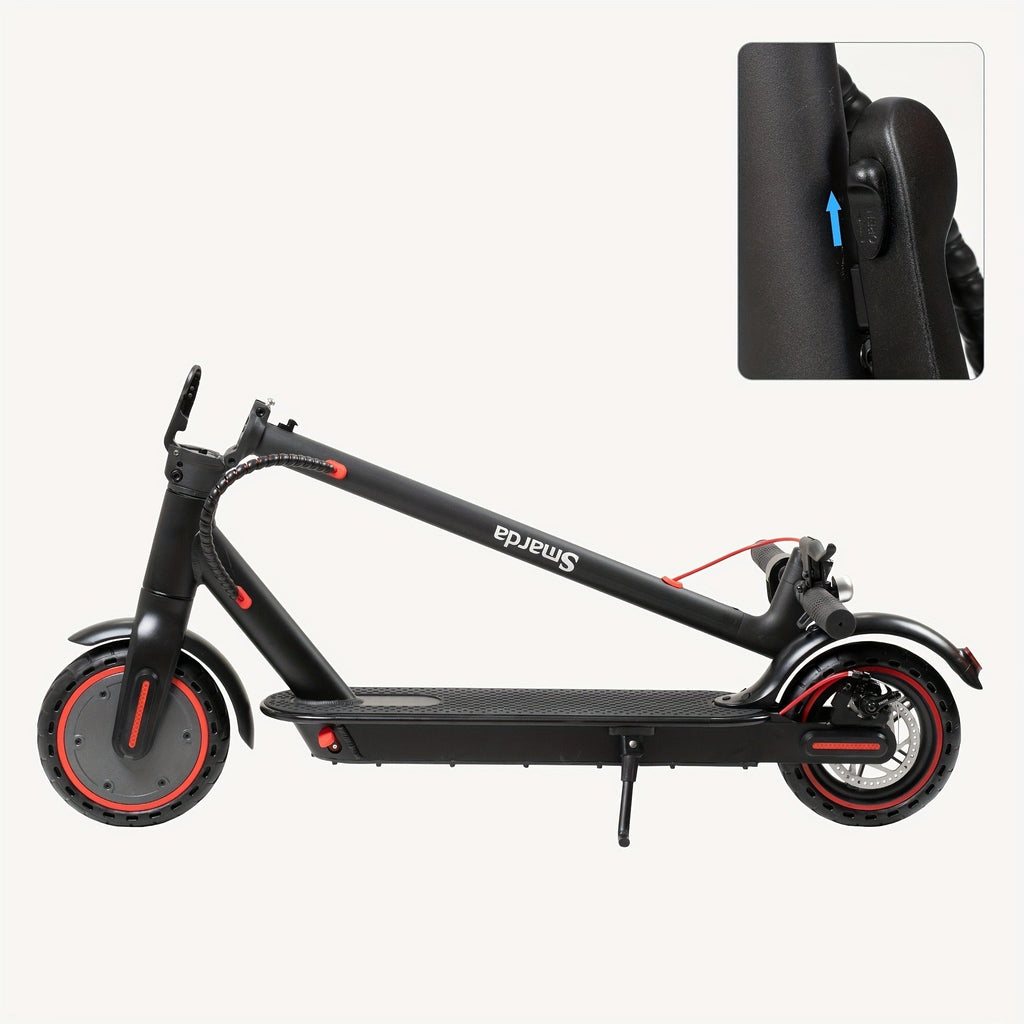 Electric Scooter for Adults 350W Motor Foldable Commuter E-Scooter 19 Miles Range 8.5" Solid Tires Portable Lightweight Travel Scooter