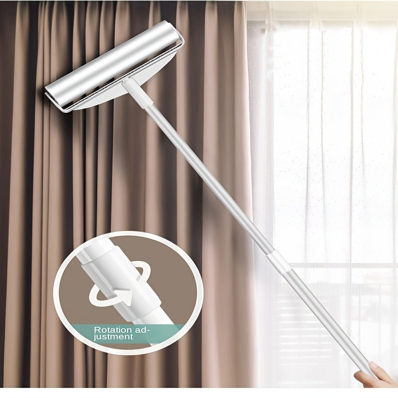 Lint Roller with 49-Inch Extendable Handle for Pet Hair Removal – Reusable Sticky Roller for Sofa, Carpet, Clothes, Floor & Furniture
