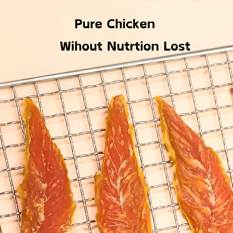 Dog Treats BLACK DUCK Chicken Jerky with Four Retained Count and Weight-Labeled Package Options for Reward Use
