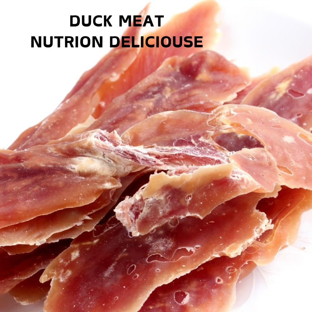 Dog Treats Chicken and Duck Jerky Chews in 200g or 400g Package Options for Dog Reward Use