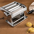 Pasta Maker Machine Manual 9 Adjustable Thickness Settings Stainless Steel Pasta & Noodle for Home Cooking, Dining and Outdoor Meals
