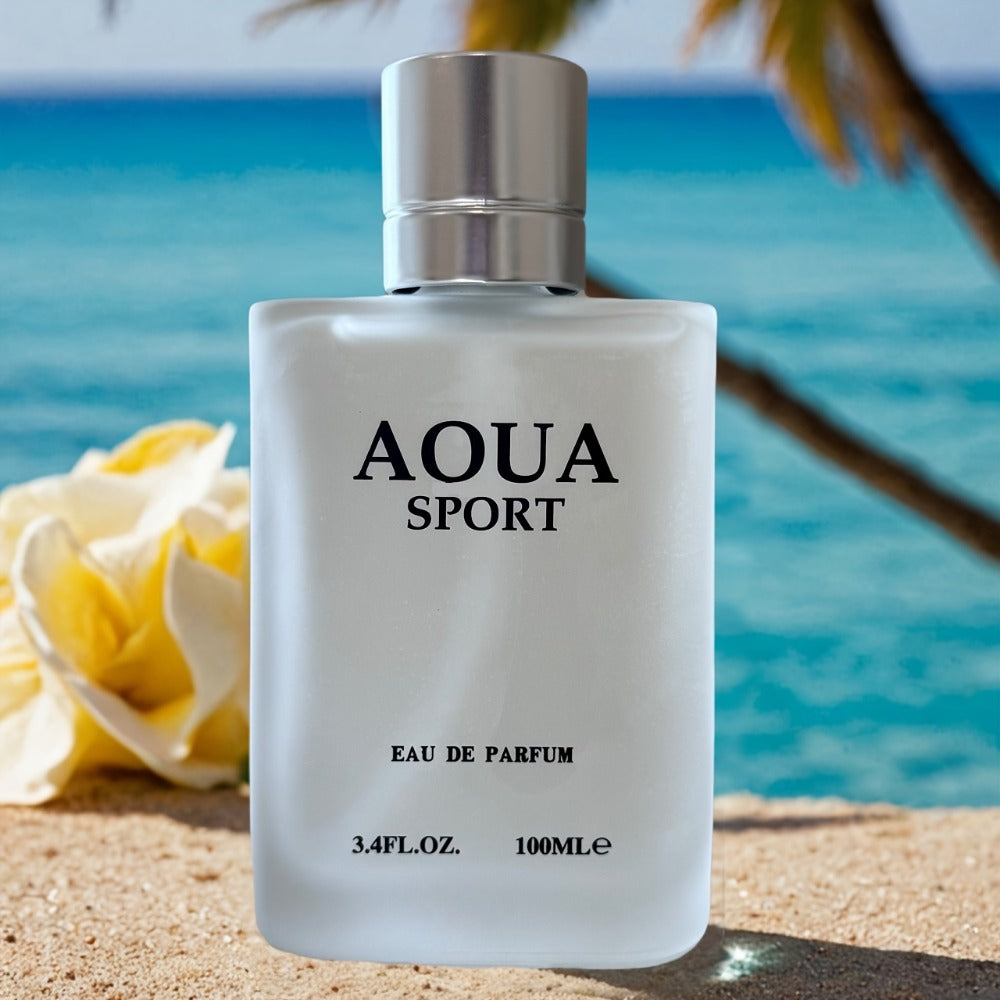 Men's Perfume AOUA Eau de Parfum Set of Three 3.4 oz Sprays with Jasmine, Lime and Neroli Notes