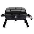 Portable Propane Grill Tabletop, 10000 BTU Single Burner Gas Grill with 239 sq in Porcelain Grates