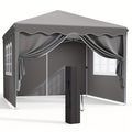 Pop Up Canopy Tent with Sidewalls, Outdoor Party Wedding Backyard for Garden, Patio and Yard Use