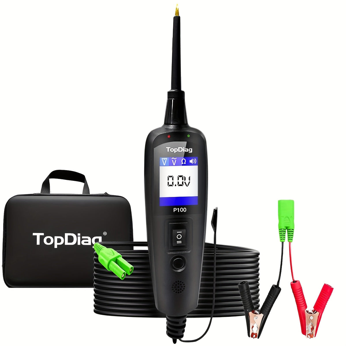 Automotive Circuit Tester P100 Power Probe Kit 12V 24V Car Electrical Test Tool Short Circuit for Entryways, Bedrooms and Living Spaces