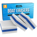 Boat Eraser Cleaning Sponge – No Bleach Magic Scrubber for Deck, Hull, Vinyl & Fiberglass – Removes Scuffs, Dirt & Grease on Pontoon