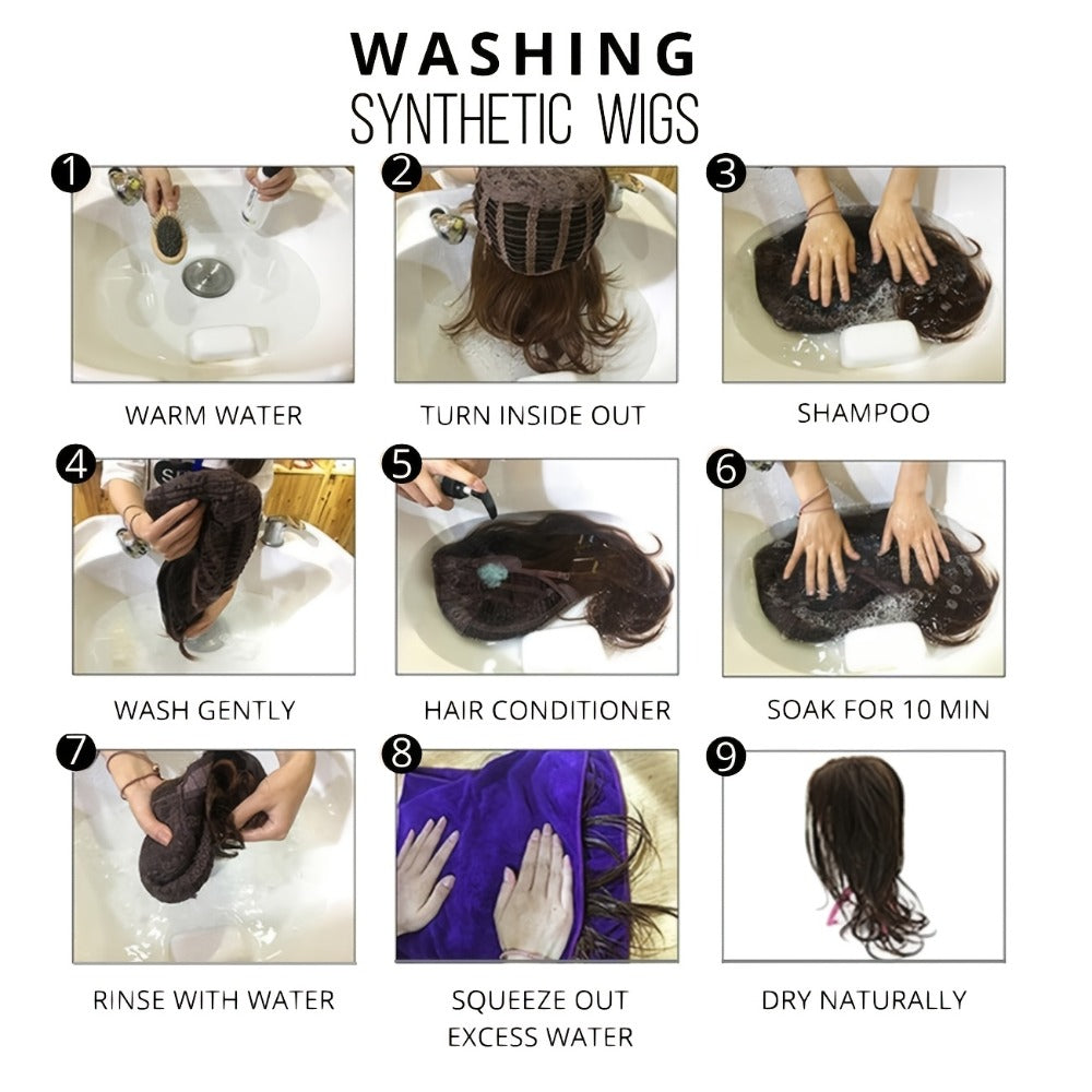 Synthetic Wig 4-Inch Wavy Pixie Cut with Bangs in Dark Brown, Deep Purple or Burgundy for Cosplay
