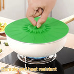 Silicone Food Lids 7 Pack 5 Sizes Reusable Stretch Lids for Bowls Cups Pots Pans – BPA Free Microwave Splatter Cover Airtight Leakproof Food