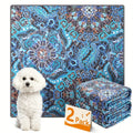 Washable Dog Pee Pads – 4-Layer Super Absorbent Non-Slip Reusable Puppy Potty Training Pads, Leak-Proof TUP Coating