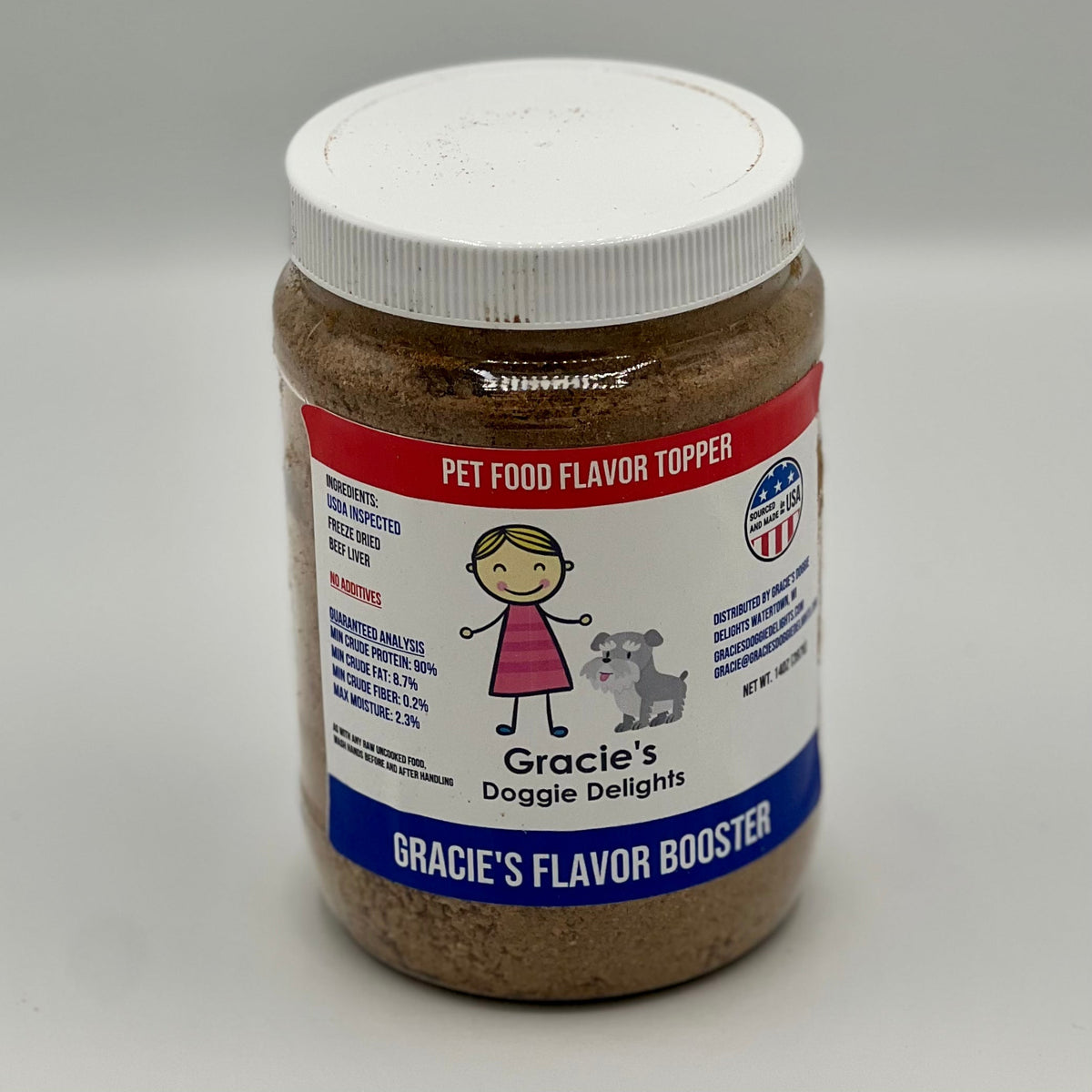 Freeze-Dried Pet Food Topper, Beef Liver 14oz Bulk Jar