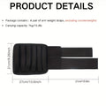 Adjustable Wrist Straps with Detachable Ankle Weights 2pcs | Unisex Nylon Fitness Bands for Strength Training Jogging Running | Versatile