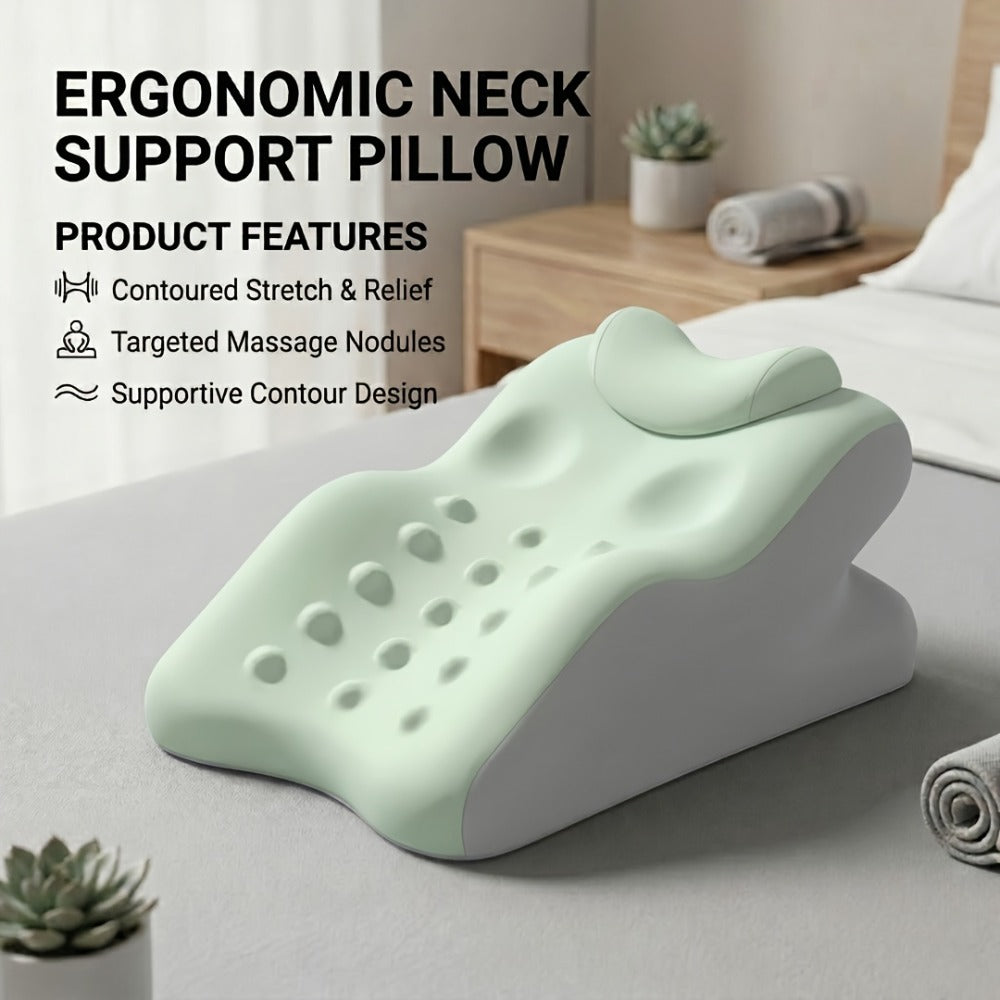 Wedge Pillow Memory Foam – Ergonomic Cervical & Lumbar Support for Stomach, Side & Back Sleepers | Breathable Removable Washable Cover