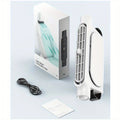 USB Car Seat Fan with Enclosed Air Outlet, Three Speed Settings and White or Black Color Options