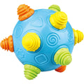 Cat Bouncing Ball Toy – Shake & Dance Crawl Sensory Ball for Cats, Cartoon Pattern Plastic Interactive Rolling Ball, No Battery Needed