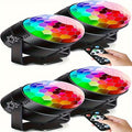 Party Lights Disco Ball Strobe Light Remote Control DJ Lighting Music Sync Rotating Effect for Entryways, Bedrooms and Living Spaces