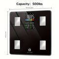 Smart Body Scale 14-in-1, Body Fat Scale with BMI, Mass & 14 Health Metrics, Wireless Bluetooth App Sync