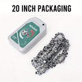 Chainsaw Chain Replacement Alloy, Wood Cutting Logging Tree Trimming for Garden, Patio and Yard Use
