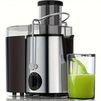 Juicer Machine 500W Centrifugal Juice Extractor with Pulp Separation 3-Inch Wide Mouth 3-Speed Settings Easy to Clean Detachable Parts High