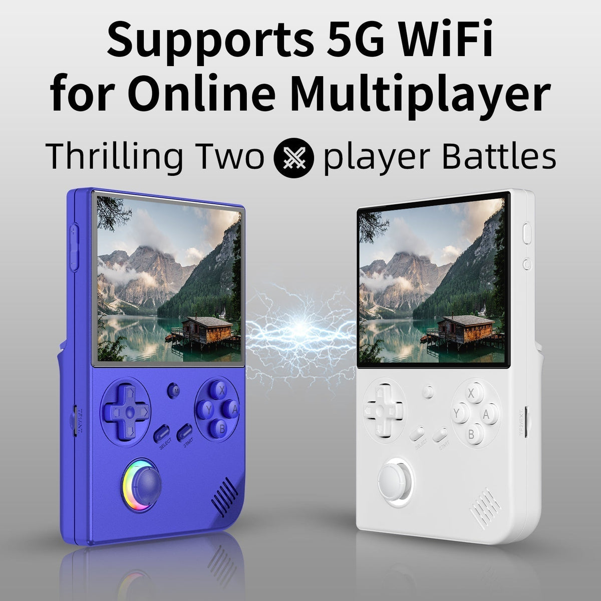 Handheld Game Console Anbernic RG40XX V Vertical with 4.0-inch IPS OCA Full-Lamination, 32GB+64GB, 32GB+128GB or 32GB+256GB Options, Linux