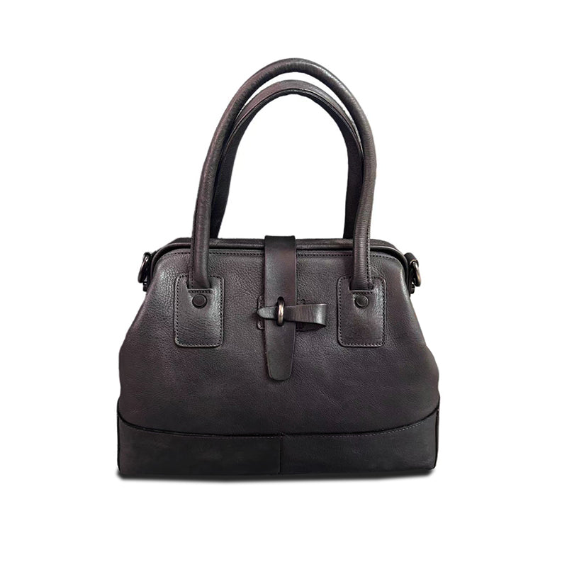 Doctor Bag,Leather Crossbody Bag For Women,Designer Leather Bag,11.8in