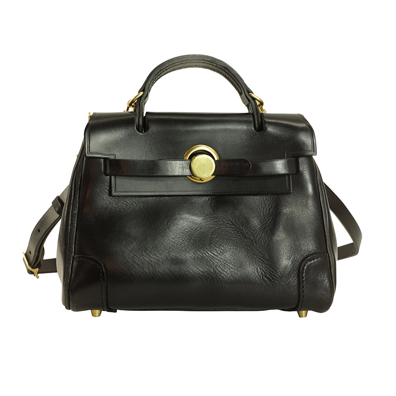 Classic Leather Bag,Leather Crossbody Bag,Italian Leather Bag,10.6in