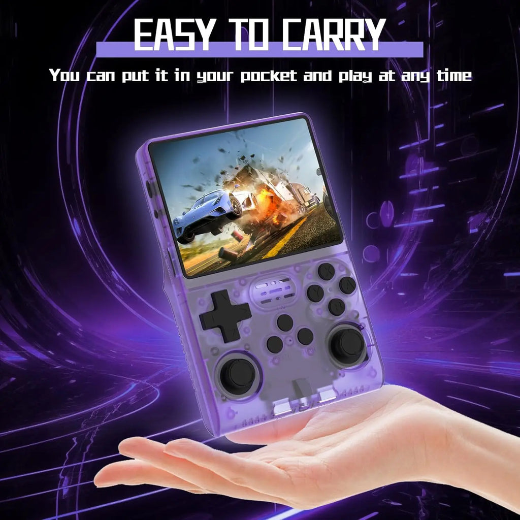 Handheld Game Console R40S Pro with 3.5-Inch IPS HD, 640x480 resolution, 256GB Options, 3500mAh Battery, 30, 000-game 256GB bundle