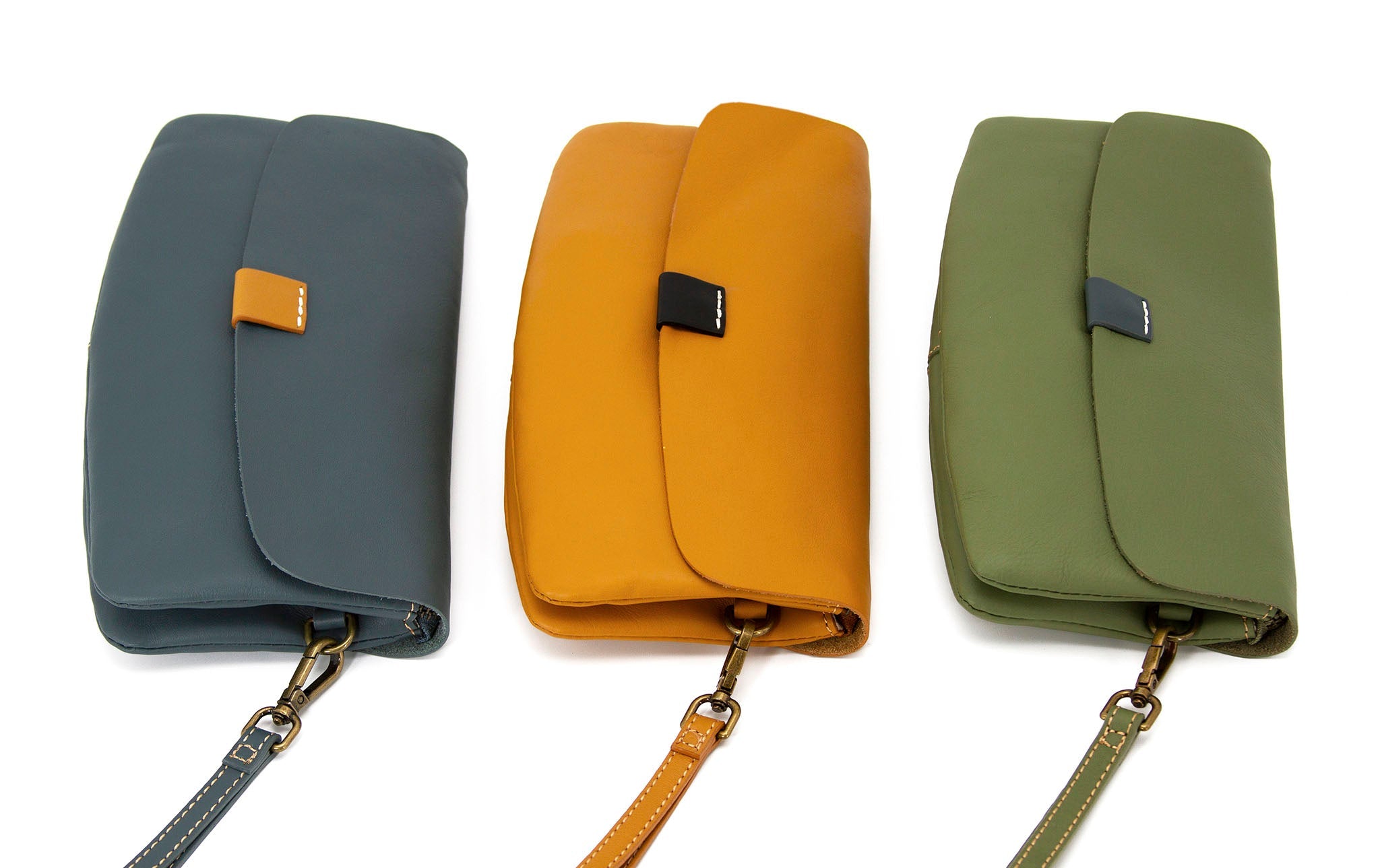 Full-Grain Leather Clutch & Mini Backpack - Artisanal Versatility | i7Bags