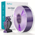 3D Printer Filament SUNLU Dual-Color Silk PLA+ 1.75mm 1kg Spool with Ten Glossy Two-Tone Options