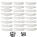 NPET DF10 Pet Water Fountain Replacement Filters – Multi-Pack Activated Carbon Filter Cartridges for Dog & Cat Water Fountain