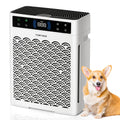 Air Purifier TDBYWAE with Three-Stage HEPA and Carbon Filters, 3000 Sq Ft Source Value, 22dB Mode and 19-Hour Timer