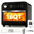 Air Fryer Toaster Oven Combo 15QT Extra Large, 360° Convection, LED Digital Display, Precise Temperature Control