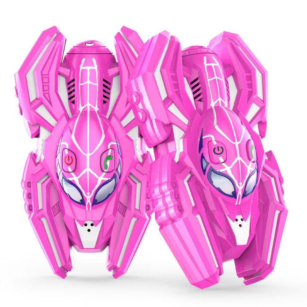 Spider Walkie Talkies for Kids 2-Pack, 2-Way Radio Toy, Grip, Push-to-Talk, Lanyard Hole, Ages 3-12 Boys & Girls