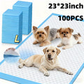 Tear-Resistant XXXL Dog Pee Pads 100-Count – 6-Layer Thickened Super Absorbent Leak-Proof Pet Pads | Odor-Reducing | Puppy & Large Dog