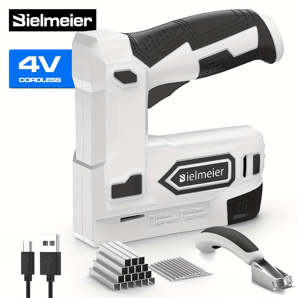 Cordless Stapler Nailer 2-in-1, 20V/4V Brad Nailer Without Compressor, with Safety Striker Guard